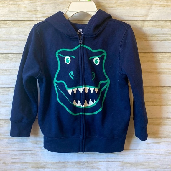 okie dokie Other - Okie dokie Dinosaur hoodie Jacket blue for boy size 3T